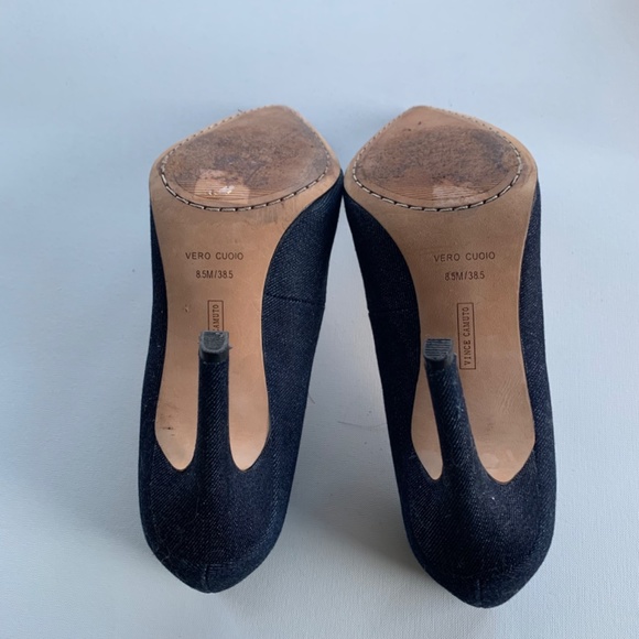 Vince Camuto high heels, 8.5, denim - Picture 7 of 12